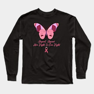 Suport Squad | Breast Cancer Awareness Long Sleeve T-Shirt